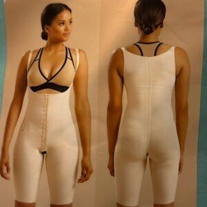 Marena Recovery ~ GIRDLE WITH HIGH-BACK - THIGH LENGTH ~ L ~ ADJUSTABLE STRAPS ~